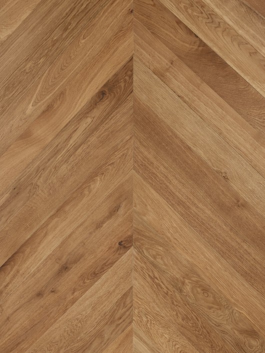 Dimljen lakiran hrastov chevron parket HONFLEUR product