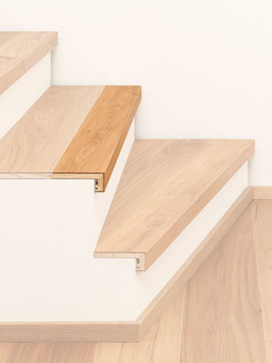 Izdelava stopnic iz parketa nastopna ploskev