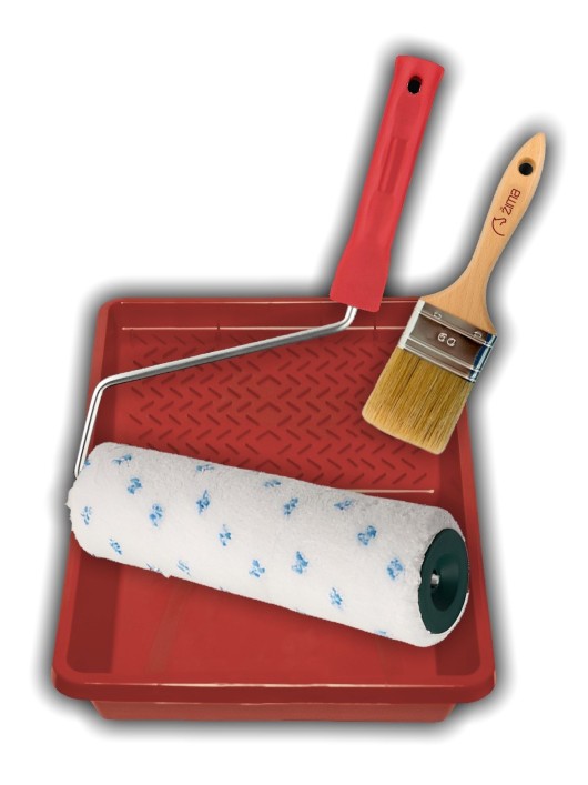 Žima set za oljenje parketa, rdeč 250mm